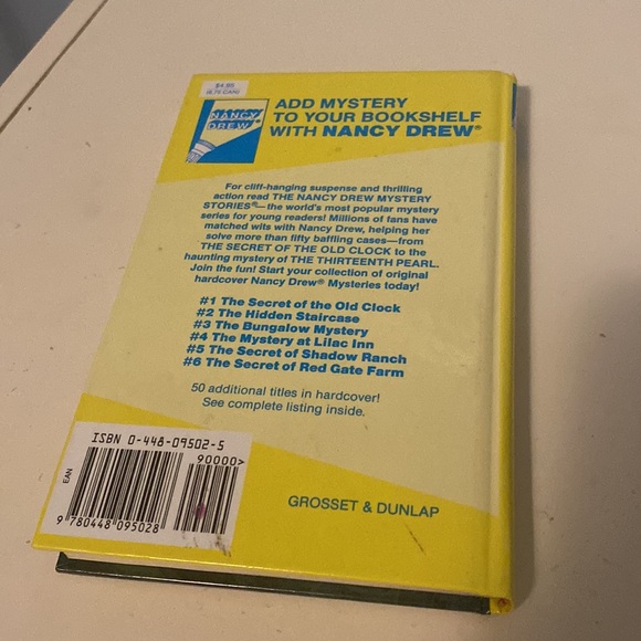 Nancy Drew The Hidden Staircase Hard Cover Book - Picture 3 of 3